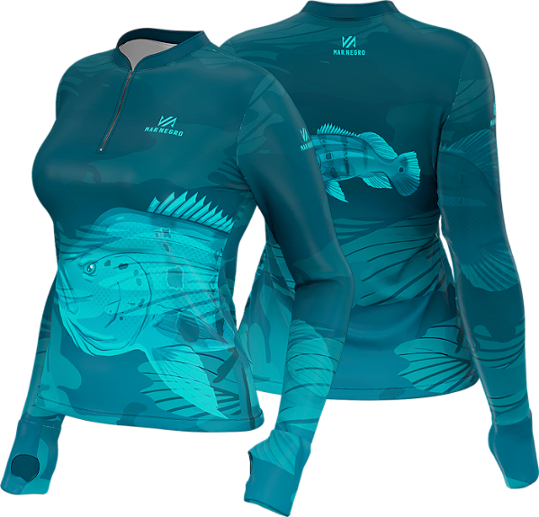 Camiseta Feminina Mar Negro Tucuna Tiffany
