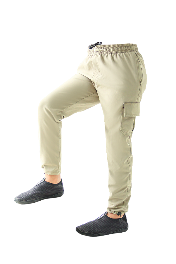 Calça Pesca Infantil Mar Negro Hidronatic - Caqui