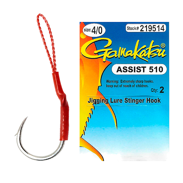 Anzol Suporte Hook Gamakatsu Assist 510 4/0