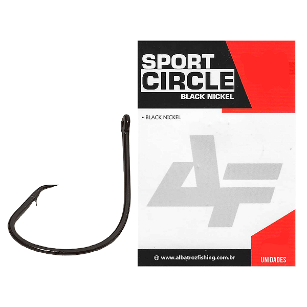 Anzol Sports Circle Albatroz Black Nickel