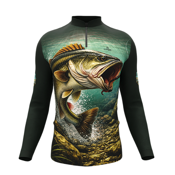 Camisa Dorsal Prime Black Bass 02