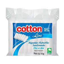 ALGODÃO HIDRÓFILO SANFONADO DIA A DIA COTTON 25G 4 UNIDADES