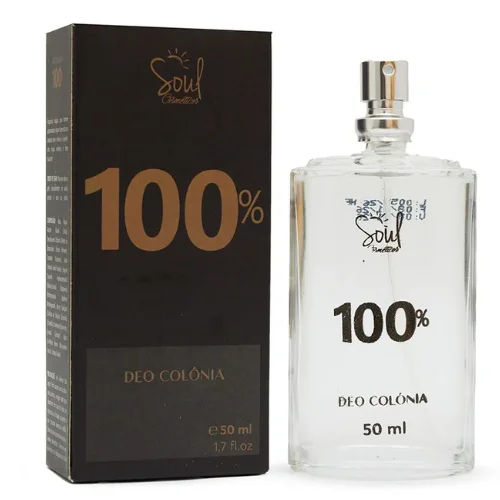 Deo Colônia 100% Soul Cosméticos 50ml