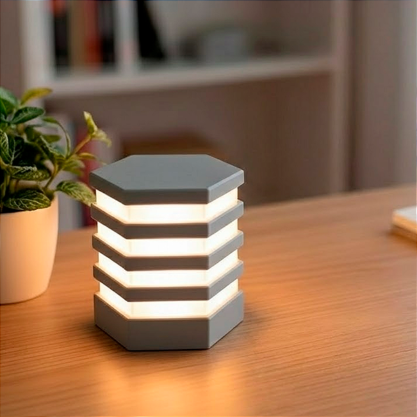 Luminária Lume LED Decorativa com 3 Intensidades Design Moderno e Aconchegante