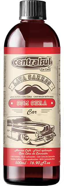 Shampoo com Cera Aroma Cafe 500ml - Lava autos - Shampoo pra carro - Limpeza Automotiva