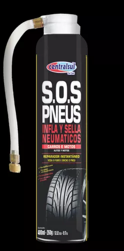 INFLA PNEUS - SOS -  400 ML ate 6mm de Furo no Pneu