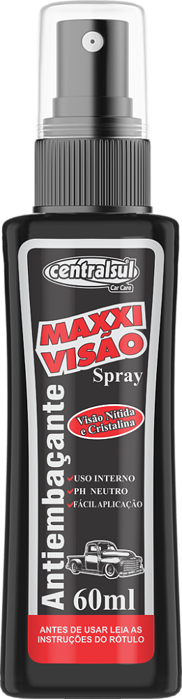 Antiembacante Spray MaxxiVisao 60ML Parabrisa Visor Capacete