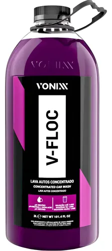 SHAMPOO LAVA AUTO V-FLOC 3L 2011081 - VONIXX - PONTO M PECAS AUTOMOTIVAS