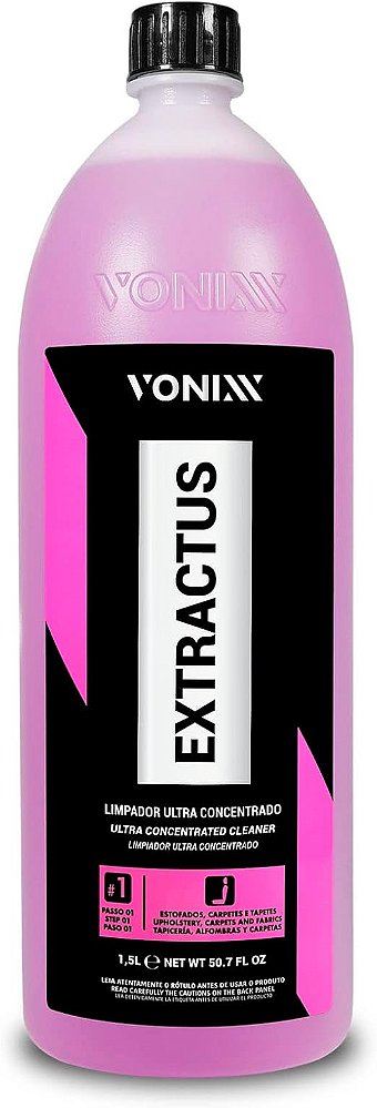 LIMPA ESTOFADO EXTRACTUS 1,5L - - VONIXX - PONTO M PECAS AUTOMOTIVAS
