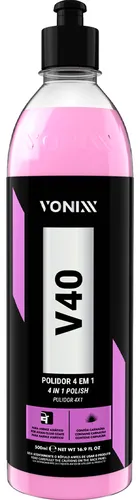 V40 4EM1 500ML - V40 é um polidor 4 em 1 - VONIXX - PONTO M PECAS AUTOMOTIVAS