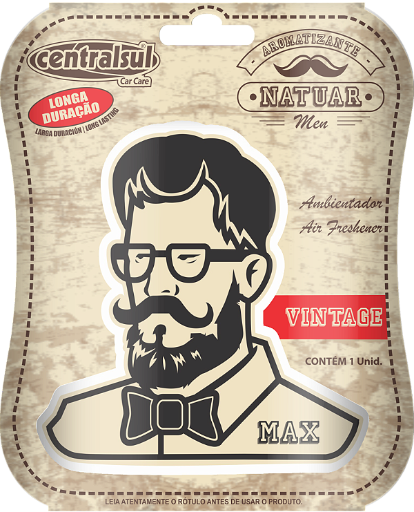 AROMATIZANTE MINIATURA MEN VINTAGE - cheirinho pra carro - Limpeza Automotiva