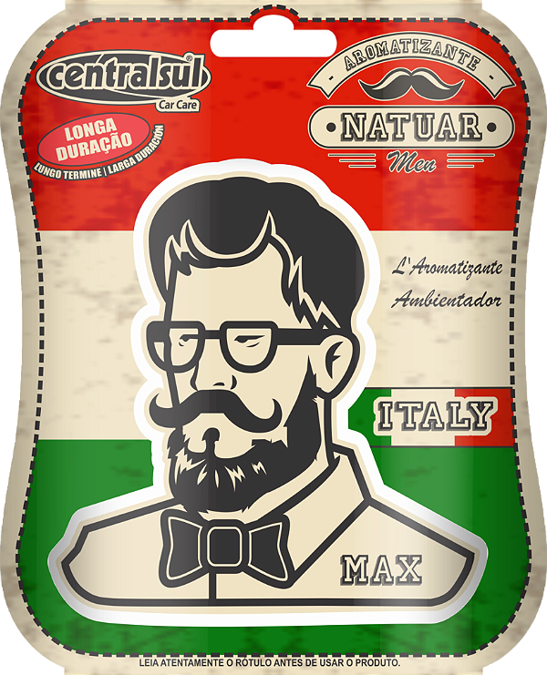 AROMATIZANTE MINIATURA MEN ITALY - cheirinho pra carro - Limpeza Automotiva