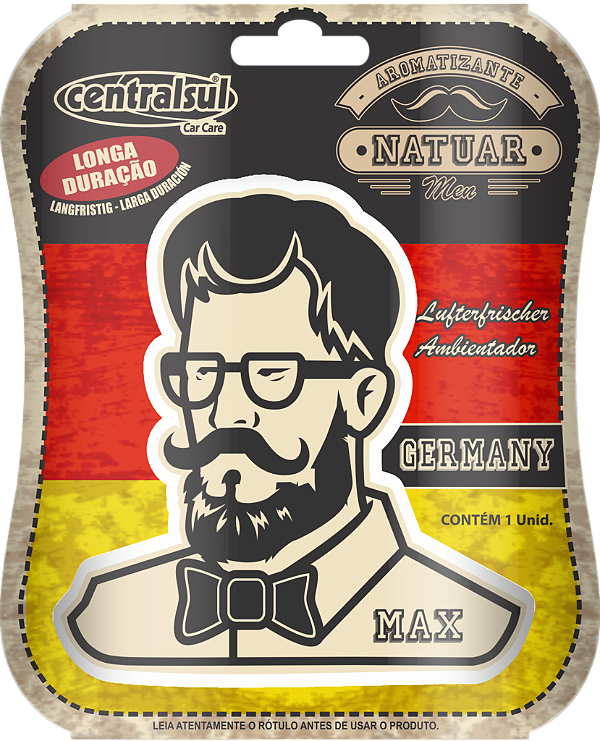 AROMATIZANTE MINIATURA MEN GERMANY - cheirinho pra carro - Limpeza Automotiva