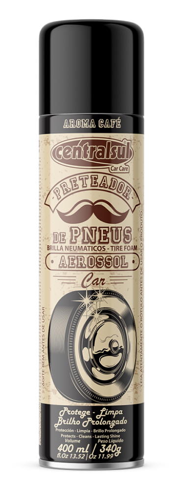 Pretinho de Pneus 400ml - Limpa pneus - Limpeza Automotiva