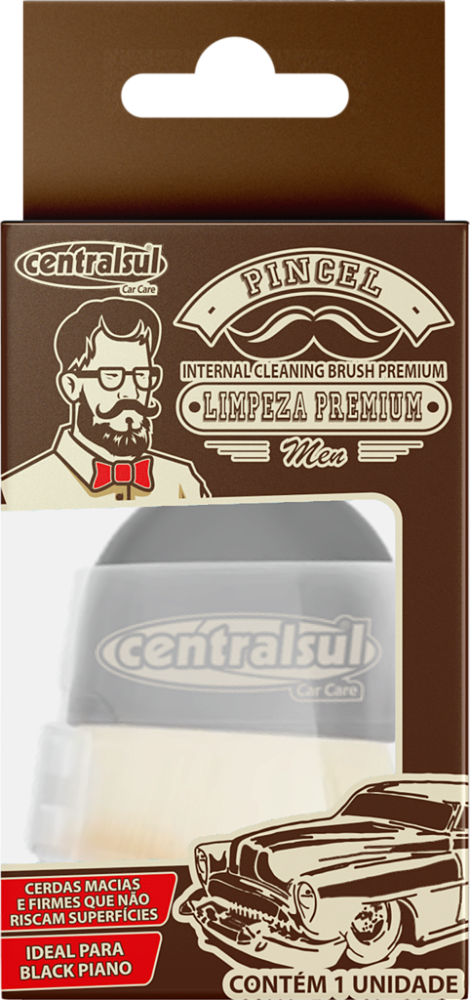 Pincel Limpeza Premium Ideal pra Black Piano - CENTRALSUL - PONTO M PECAS AUTOMOTIVAS