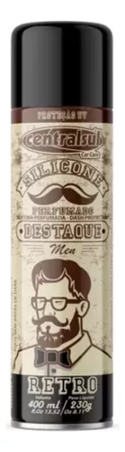 SILICONE AEROSSOL MEN RETRO 400ML Aromatizante do difusor de ar - CENTRALSUL
