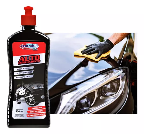 Cera Auto Espelhamento Brilho Intenso 500ml - cera pra carro - Limpeza Automotiva - CENTRALSUL