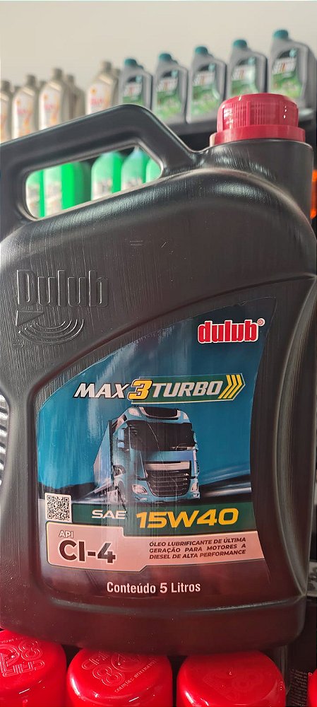 Dulub Max 3 Turbo 15W40 - Oleo do motor a Diesel