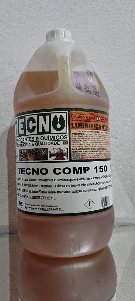 TECNO COMP 150 - OLEO COMPRESSOR VISCOSIDADE 150 - PONTO M PECAS AUTOMOTIVAS