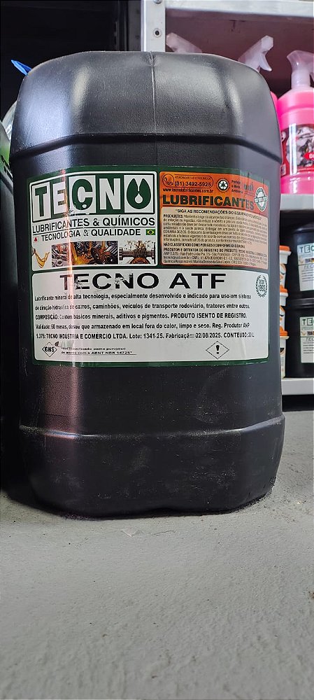 TECNO ATF - OLEO HIDRAULICO BD 20LT - OLEO DIRECAO HIDRAULICA - PONTO M PECAS AUTOMOTIVAS