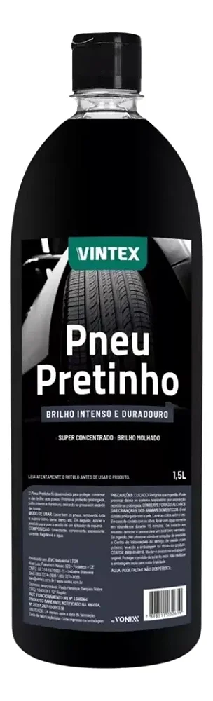 Pretinho 1,5 Litros Limpa Pneus Vonixx