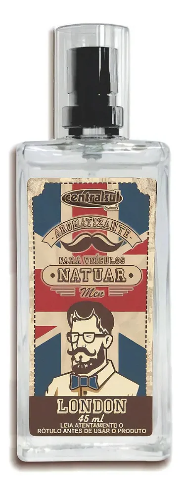 Aromatizante 45ML Natuar Men LONDON - Ponto M Produtos Automotivos - Centralsul