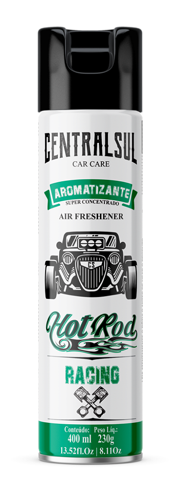 Aromatizante 400ML Hot Rod RACING - Ponto M Produtos Automotivos - Centralsul