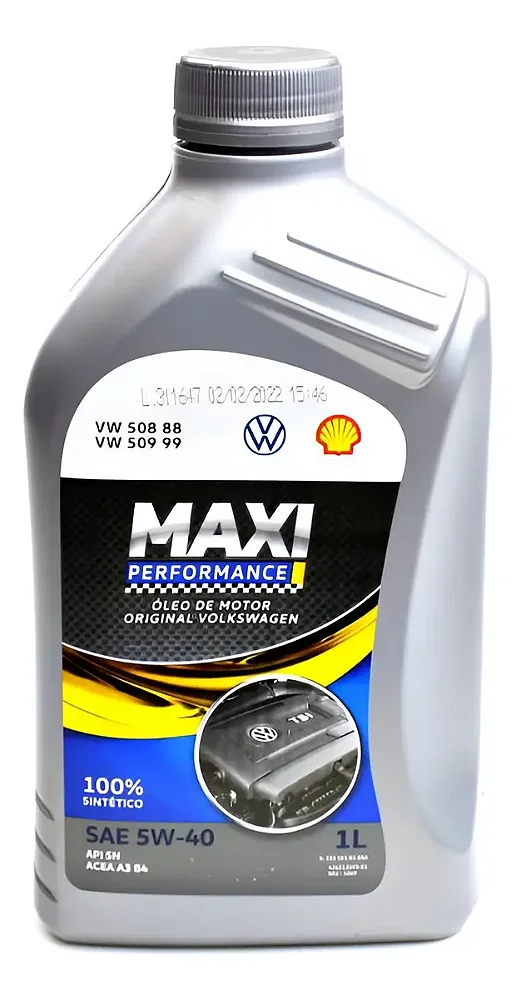5W40 VW508 88 VW509 99 Oleo do Motor Original Volkswagen Sintético GS55553R2BRA