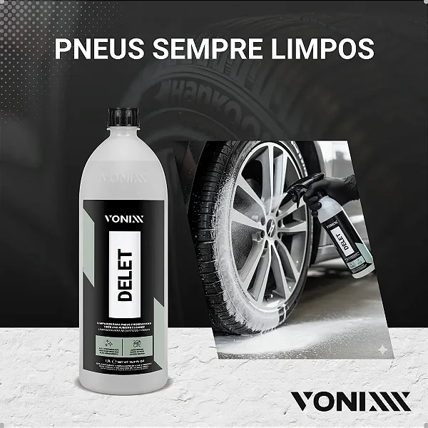 Limpa Pneu DELET 1,5 Litros Vonixx