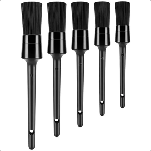 Kit Pinceis 5 pecas para acabamento dettalhamento Dettagli