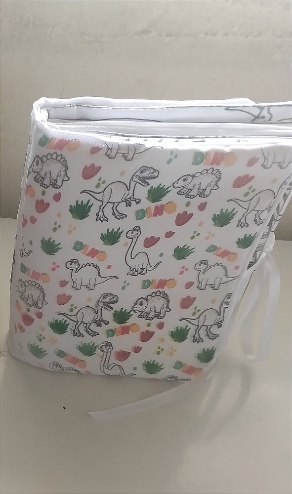 Livro dinossauro pinta e lava