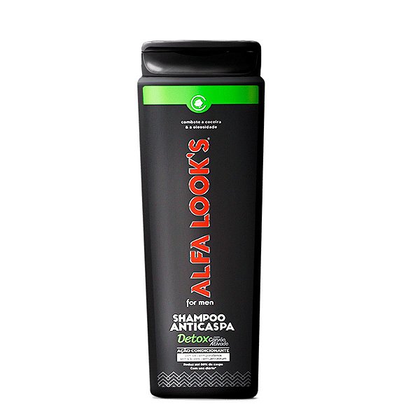 Shampoo Anticaspa Detox 400mL Alfa Looks