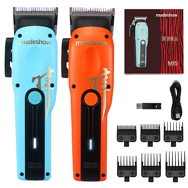 Maquina De Cortar Cabelo Profissional Madeshow M15 Bivolt