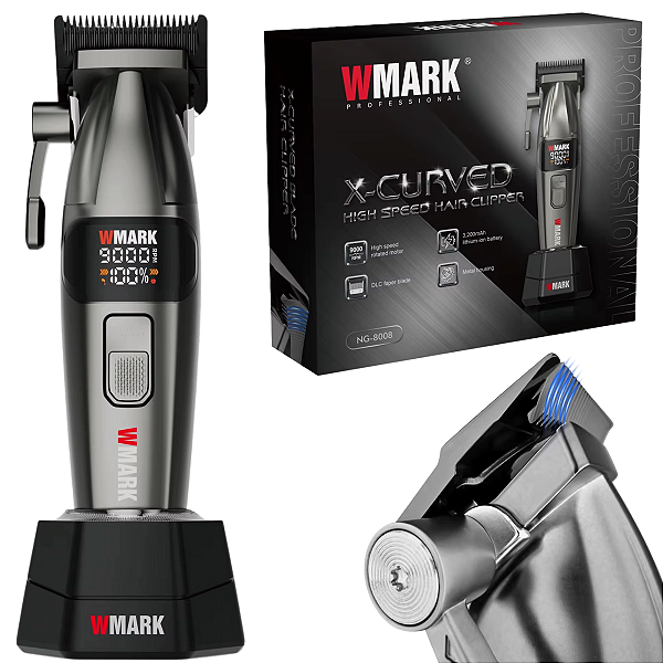 Maquina De Cortar Cabelo Profissional Wmark Ng 8008