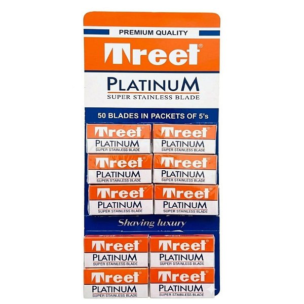 Lâmina Treet Platinum 50 Lâminas Inteiras
