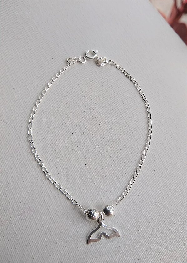 PULSEIRA RABO DE BALEIA PRATA 925