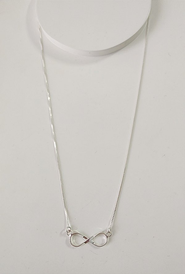 GARGANTILHA CHOKER INFINITO PRATA 925