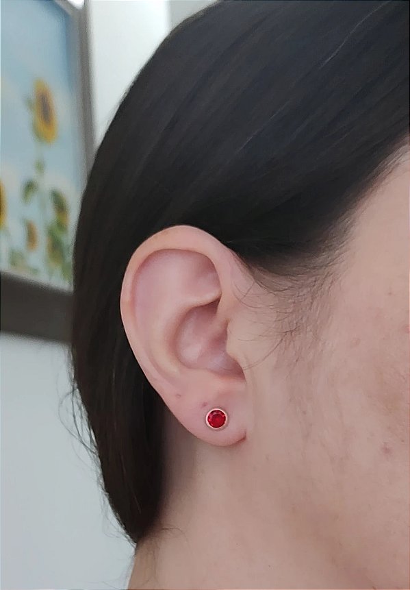 BRINCO ZIRCONIA EMBUTIDA CORES PRATA 925