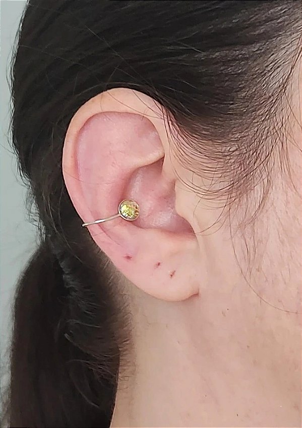 PIERCING DE PRATA CONCH ESCAMA SEREIA