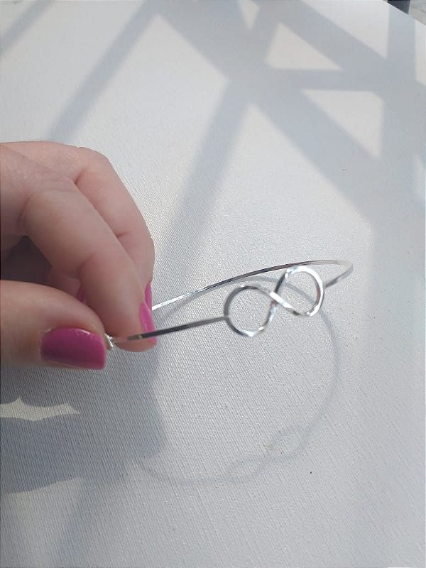BRACELETE INFINITO PRATA 925
