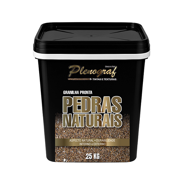 Granilha Pronta Para Paredes - Pedras Naturais -25Kg
