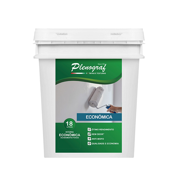 Tinta Branca Fosca 18L – Econômica para Pintura Interna