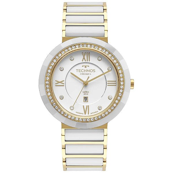 Relógio Technos Feminino Ceramic Sapphire 2015CEK/2B