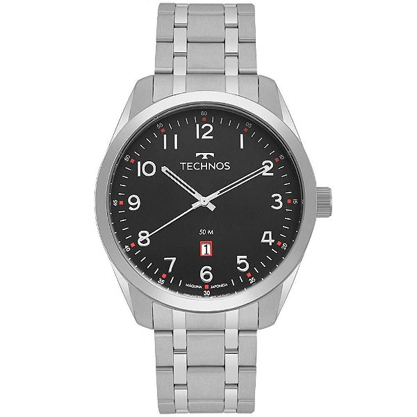 Relógio Technos Masculino Classic Steel 2115MSAS/1P.