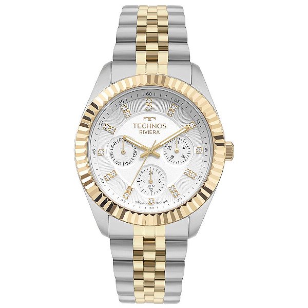 Relógio Technos Feminino Riviera Bicolor - 6P79CC/1K