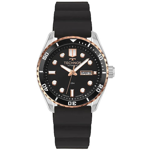 Relógio Technos Masculino Automatico Diver 8205PB/2P