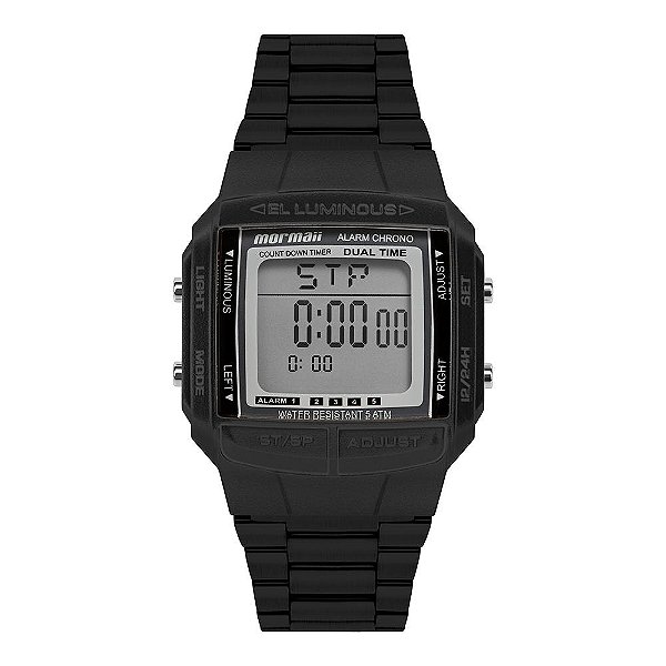 Relógio Mormaii Feminino Vintage Preto - MO04001C/7P