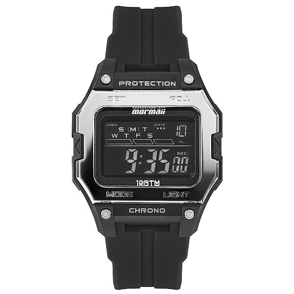 Relógio Mormaii Masculino Action Preto - MO1216/8P