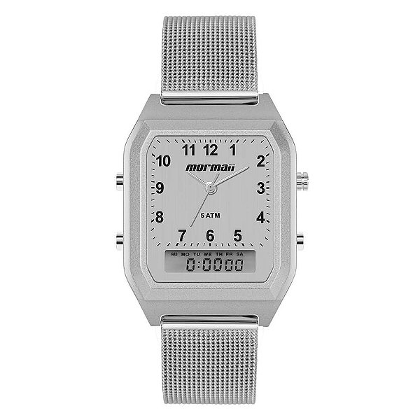 Relógio Mormaii Feminino Vintage Prata MOPC21JALF/7C