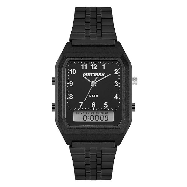 Relógio Mormaii Feminino Vintage Preto - MOPC21JALI/7P